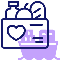 Cargo boat icon