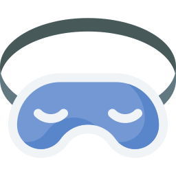 Sleeping mask icon