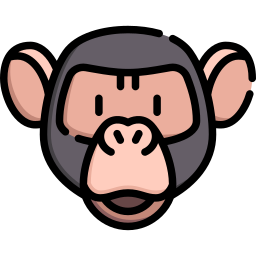 chimpance icono