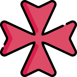 cruz de malta icono