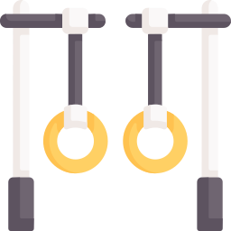 anneaux de gymnastique Icône