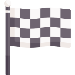 finish vlag icoon