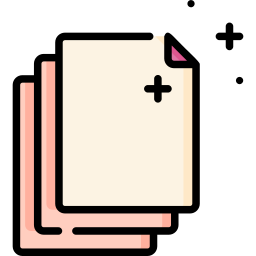 Blank paper icon