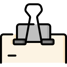 Binder clip icon