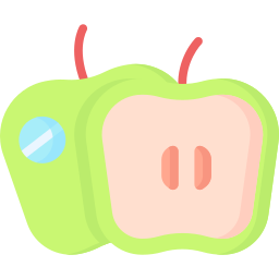 Яблочный фрукт иконка