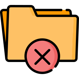 Delete folder icon