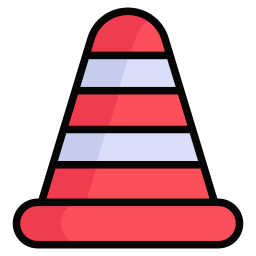 Traffic cone icon