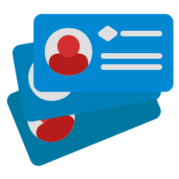 Business card icon