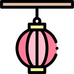 lámpara de papel icono