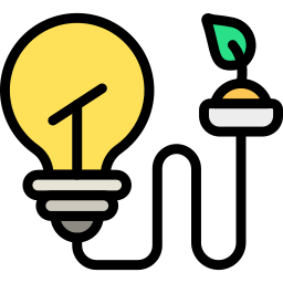 Eco bulb icon