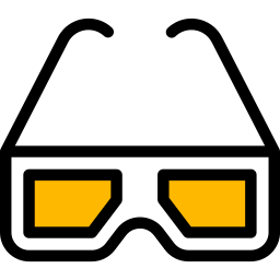 3d glasses icon