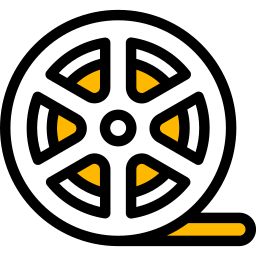 Cinema reel icon