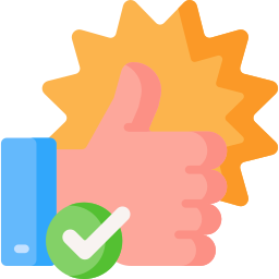 Thumb ups icon