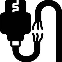 Обрыв кабеля иконка