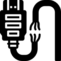 Broken cable icon