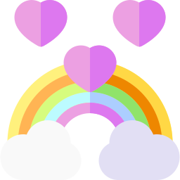 arco iris icono