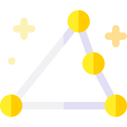 triángulo australe icono