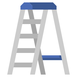 Step ladder icon