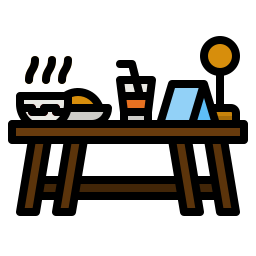 Dinner table icon