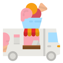 furgone dei gelati icona