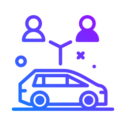 Car sharing icon