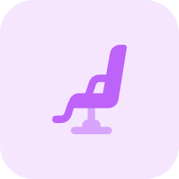 sillón reclinable icono