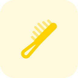 escova de cabelo Ícone