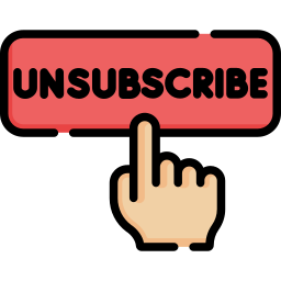 Unsubscribe icon