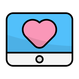 monitorización cardíaca icono