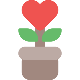 Love plant icon