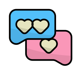 Love message icon