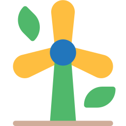 Wind turbine icon