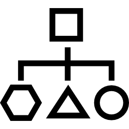 grafische geometrische vorm icoon