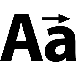 símbolo de interface em minúsculas Ícone