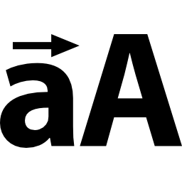 大文字のインターフェースボタン icon