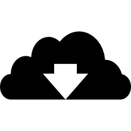 símbolo de interface de download Ícone