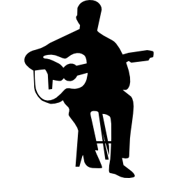 Гитарист фламенко иконка