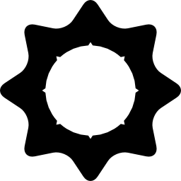 Sun shape icon
