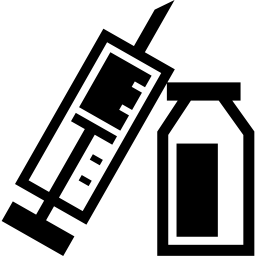 Drug injection icon