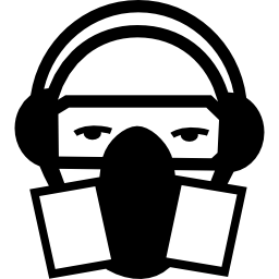 maschera di protezione icona