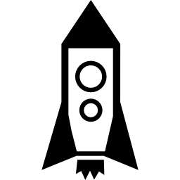 rakietowy statek kosmiczny ikona