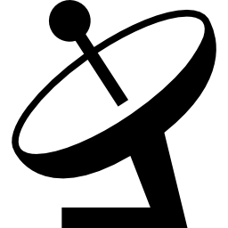 Parabolic antenna icon