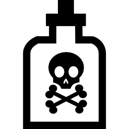 morte in bottiglia icona