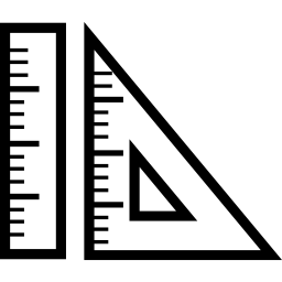 meet- en tekengereedschap icoon