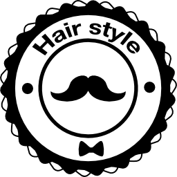 insigne de style de cheveux Icône