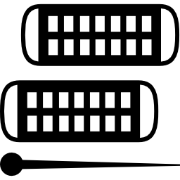 Curlers hair salon tools icon