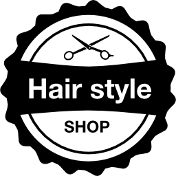 signal de magasin de coiffure Icône