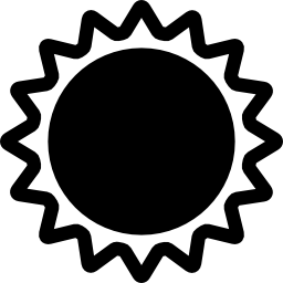 eclipse anular Ícone
