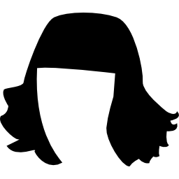 penteado curto Ícone