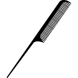 herramienta de peine largo y delgado icono